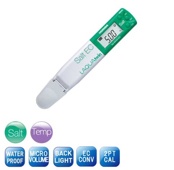 High-accuracy salt meter for water quality and environmental monitoring