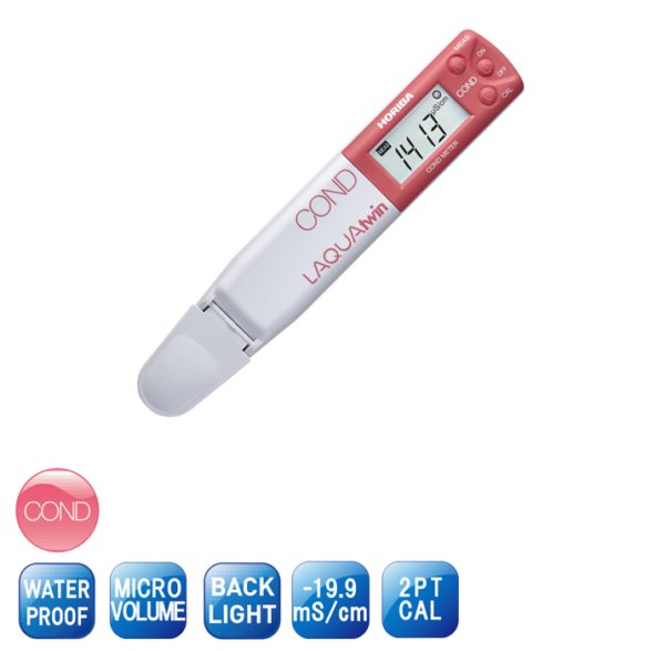 Portable pocket EC meter for precise conductivity testing