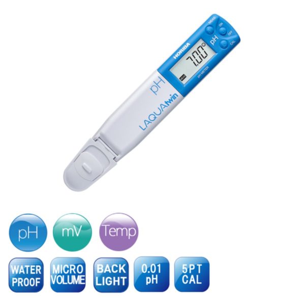 Digital pH meter with auto-calibration for quick pH measurements