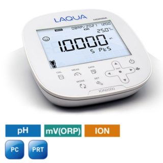 pH and ION bench meter front view HORIBA
