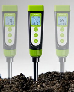 Apera GroStar GS2 soil pH pocket meter with LabSen spear probe