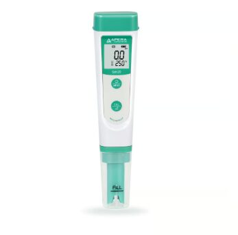 Apera SALT2 pocket salinity meter with backlit LCD display